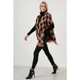 Lela 6310015 Camel Kadın Panço