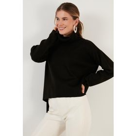 Lela 6321048 Siyah Kadın Kazak