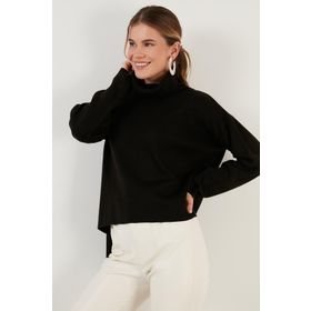 Lela 6321048 Siyah Kadın Kazak