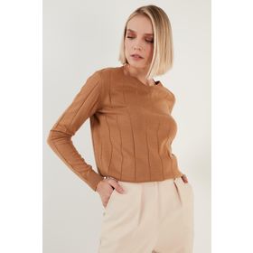 Lela 6321073 Yeşil Kadın Kazak