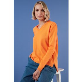 Lela 6327030 Soft Akrilik V Yaka Triko Kadın Kazak