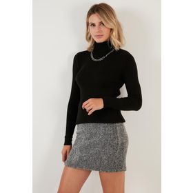 Lela 6328038 Turuncu Kadın Kazak
