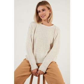 Lela 6329371 Pembe Kadın Kazak
