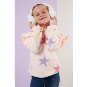 Lela 633MJ817 Ekru Kız Çocuk Kazak