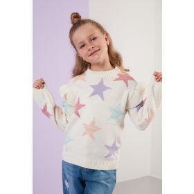 Lela 633MJ817 Ekru Kız Çocuk Kazak