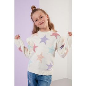 Lela 633MJ817 Ekru Kız Çocuk Kazak