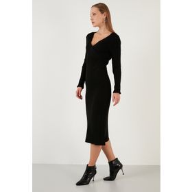 Lela 63622518 Siyah Kadın Elbise