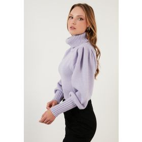 Lela 63622534 Lila Kadın Kazak