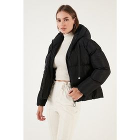 Lela 640Y002 Siyah Kadın Mont