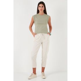 Lela 668YP42282S4 Taş Kadın Pantolon