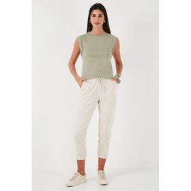 Lela 668YP42282S4 Taş Kadın Pantolon
