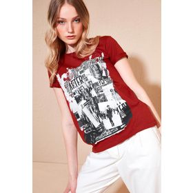 Lela Bayan 6001004 Beyaz Kadın Tshirt
