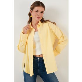Lela CF21S163867 Beyaz Kadın Gömlek
