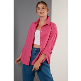 Lela CF21S163867 Beyaz Kadın Gömlek