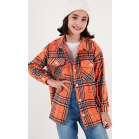 Lela CF24W81783 Orange Kız Çocuk Gömlek