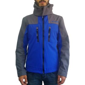 Lemigo Softshell Mont Mavi Gri Erkek Mont