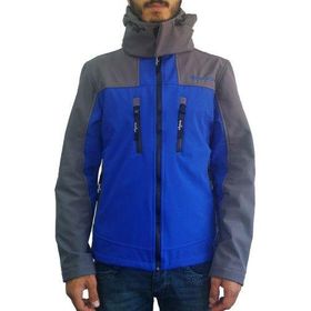 Lemigo Softshell Mont Mavi Gri Erkek Mont