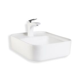Lena E-2103 Beyaz Tezgah Üstü Lavabo
