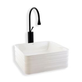Lena E-2105 Tezgah Üstü Porselen Lavabo