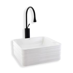 Lena E-2105 Tezgah Üstü Porselen Lavabo