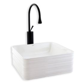 Lena E-2105 Tezgah Üstü Porselen Lavabo