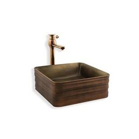 Lena E-2105C Tezgah Üstü Porselen Lavabo