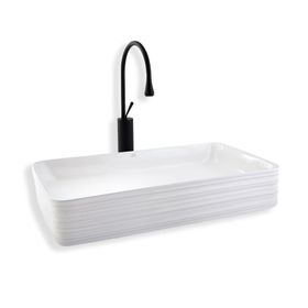 Lena E-2106 Tezgah Üstü Porselen Lavabo
