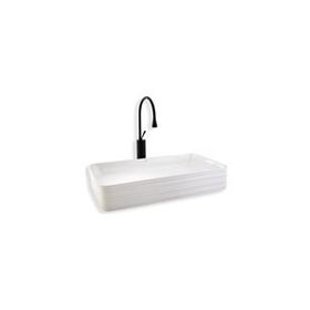 Lena E-2106 Tezgah Üstü Porselen Lavabo