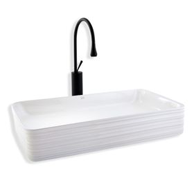 Lena E-2106 Tezgah Üstü Porselen Lavabo