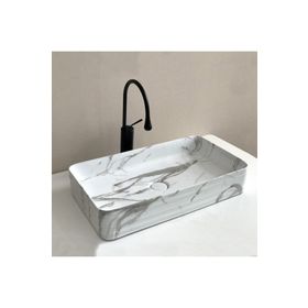 Lena E-2106M1 Tezgah Üstü Porselen Lavabo