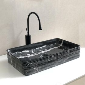Lena E-2106M4 Tezgah Üstü Porselen Lavabo