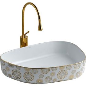 Lena E-2107AB Tezgah Üstü Porselen Lavabo