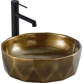 Lena E-2110BR Bronz Tezgah Üstü Çanak Lavabo