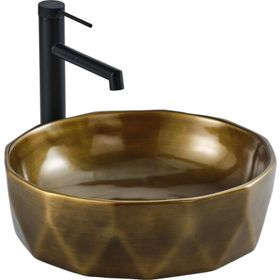 Lena E-2110BR Bronz Tezgah Üstü Çanak Lavabo