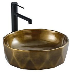 Lena E-2110BR Bronz Tezgah Üstü Çanak Lavabo