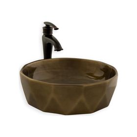 Lena E-2110BR Tezgah Üstü Porselen Lavabo