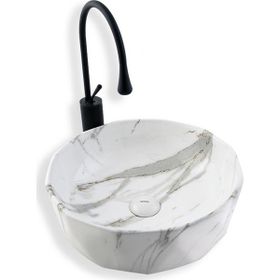 Lena E-2110M1 Tezgah Üstü Porselen Lavabo