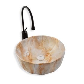 Lena E-2110M2 Tezgah Üstü Porselen Lavabo