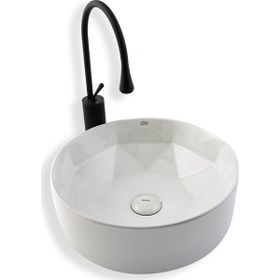 Lena E-2112 Tezgah Üstü Porselen Lavabo