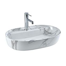 Lena E-2114M1 Tezgah Üstü Porselen Lavabo