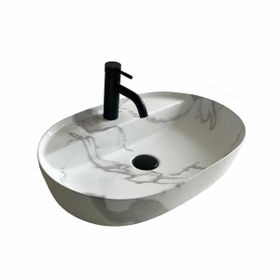 Lena E-2114M1 Tezgah Üstü Porselen Lavabo