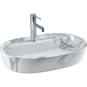 Lena E-2114M1 Tezgah Üstü Porselen Lavabo