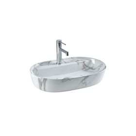 Lena E-2114M1 Tezgah Üstü Porselen Lavabo