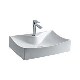 Lena E-3034 Beyaz Tezgah Üstü Çanak Lavabo