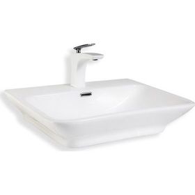Lena E-3038 Tezgah Üstü Porselen Lavabo