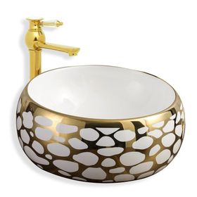 Lena E-3050A 54 cm Altın Lavabo