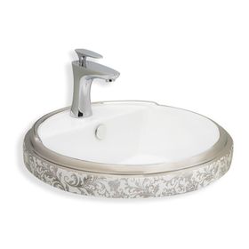 Lena E-3054G Tezgah Üstü Porselen Lavabo