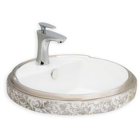 Lena E-3054G Tezgah Üstü Porselen Lavabo