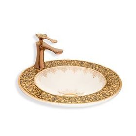 Lena E-3055A Yarım Tezgah Üstü Porselen Lavabo