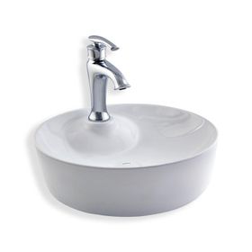 Lena E-4043 Beyaz Tezgah Üstü Porselen Lavabo